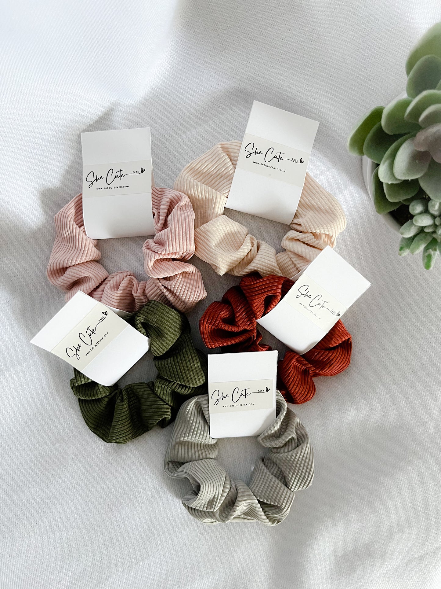 Corduroy Scrunchies