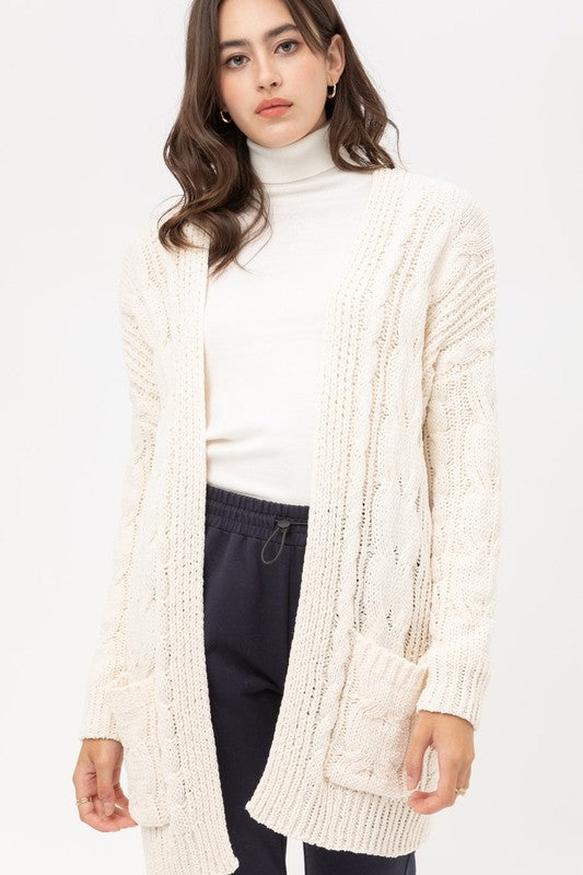 Chenille Oversized Cardigan