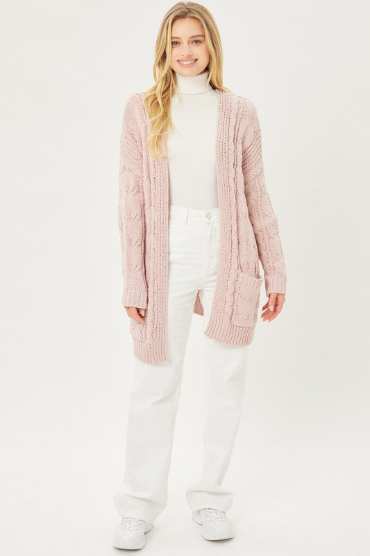 Chenille Oversized Cardigan
