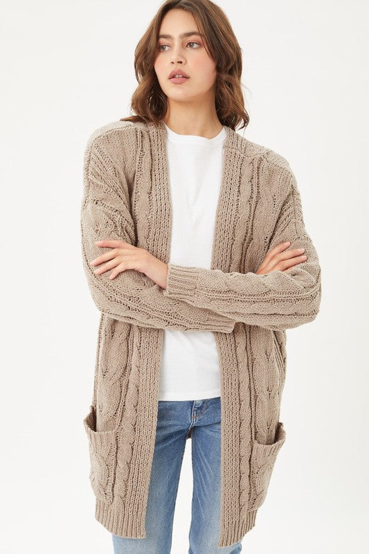 Chenille Oversized Cardigan
