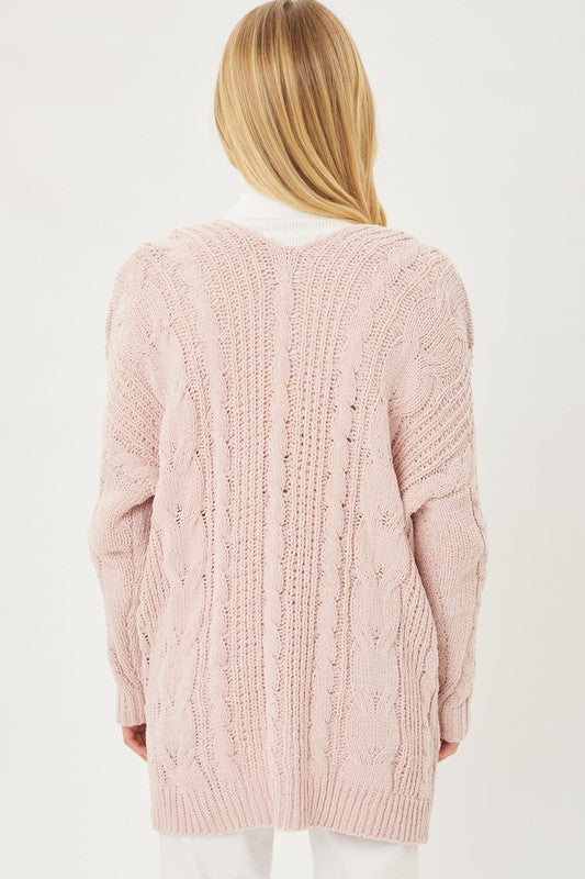 Chenille Oversized Cardigan