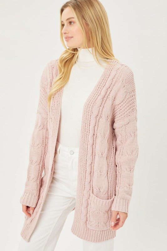 Chenille Oversized Cardigan