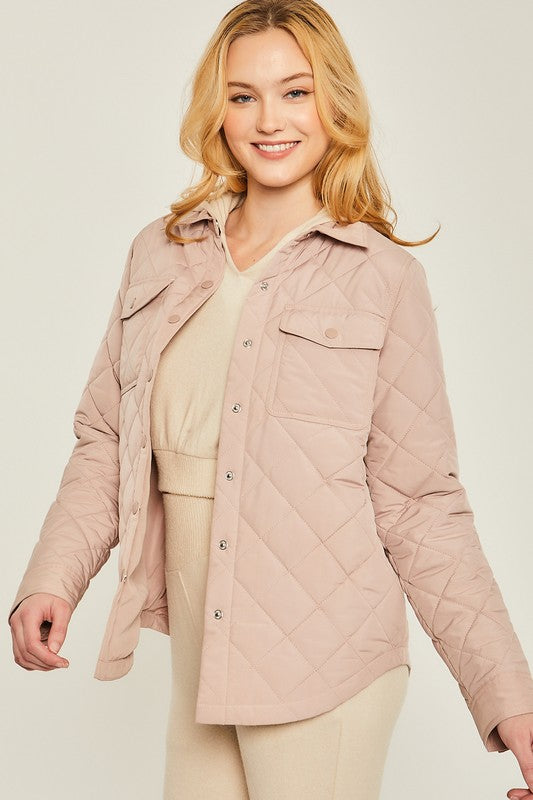 Woven Pocket Shacket