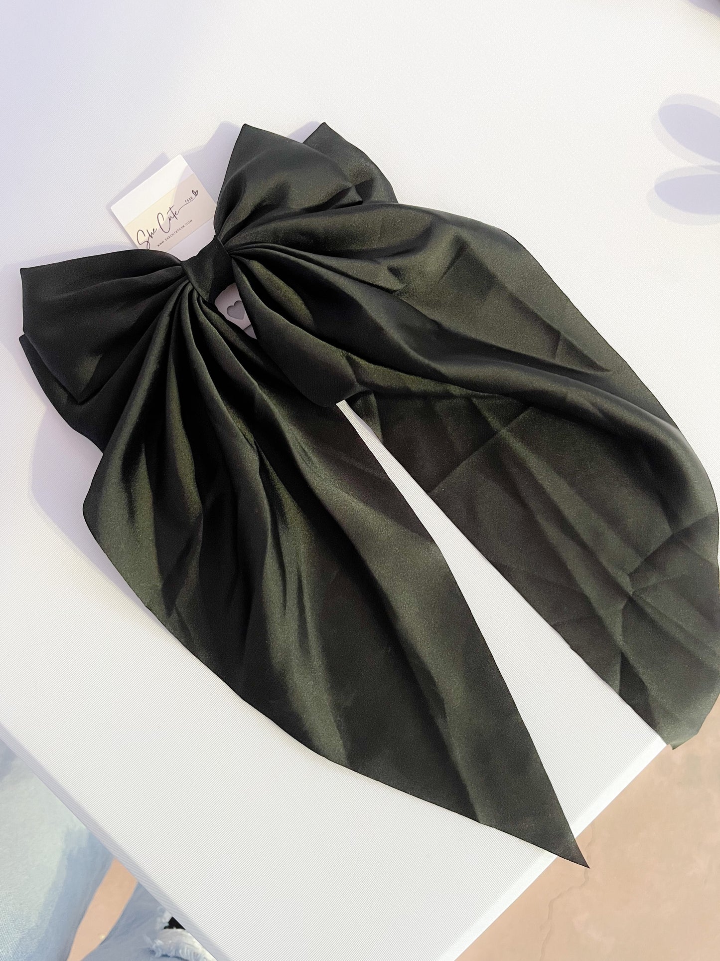 Oversized Satin Bows