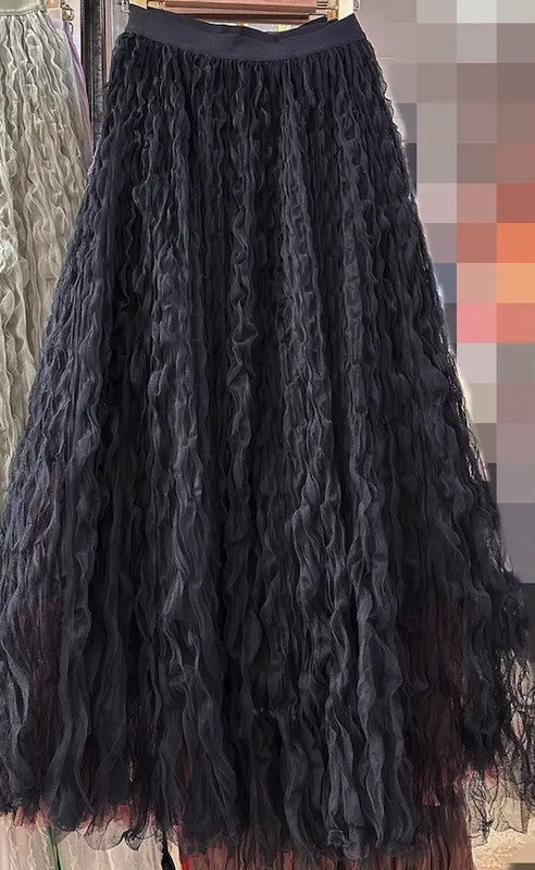 Midi Pleated Skirt