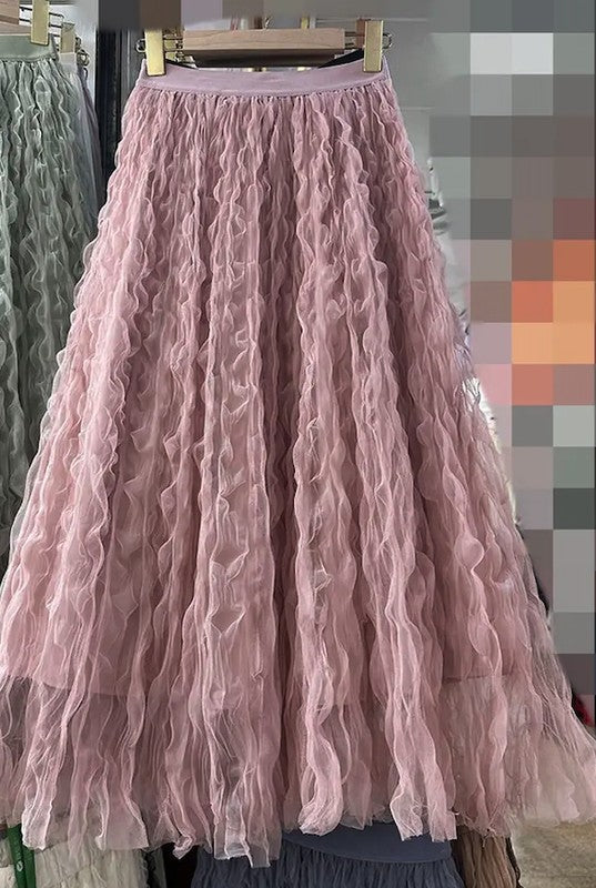 Midi Pleated Skirt
