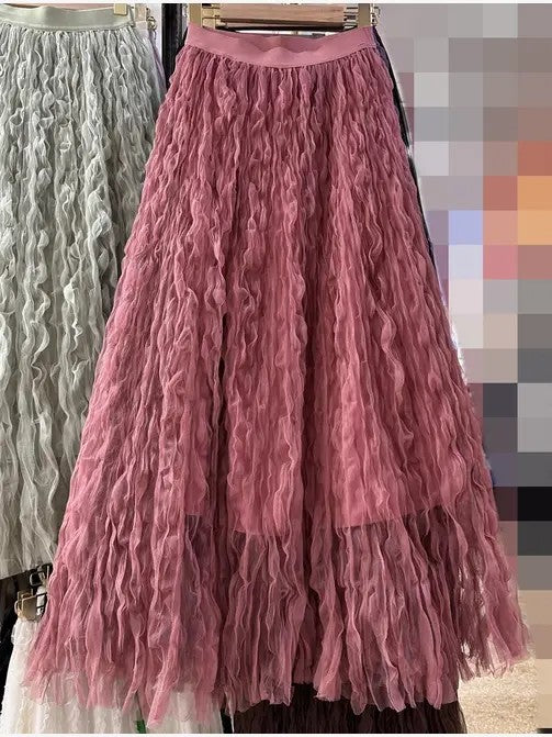 Midi Pleated Skirt