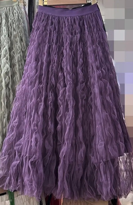 Midi Pleated Skirt