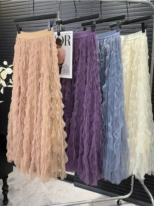 Midi Pleated Skirt