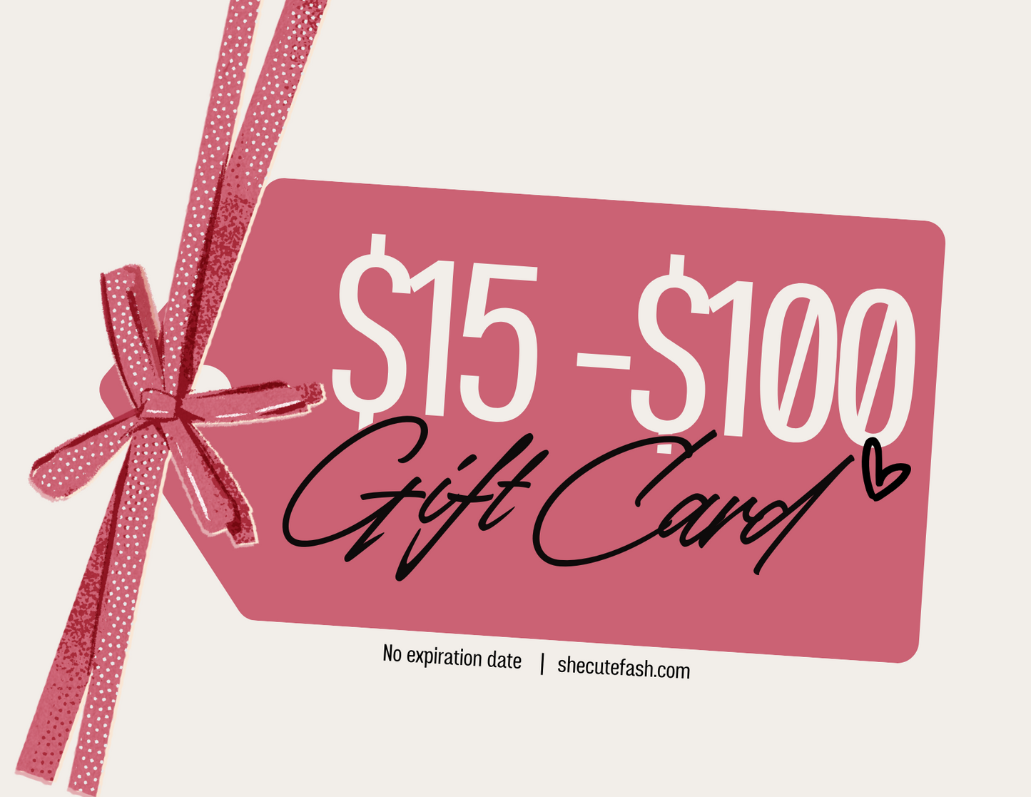She Cute Fash Gift Card