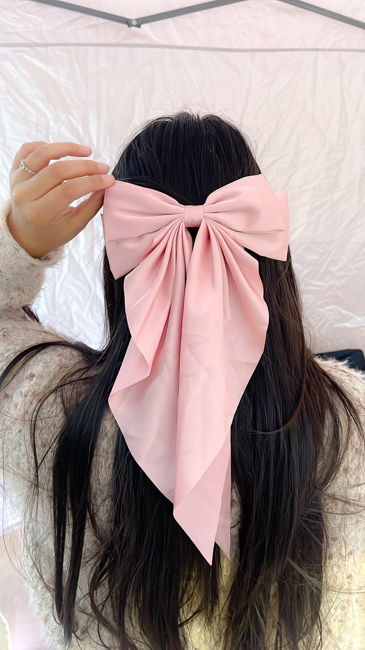 Oversized Satin Bows