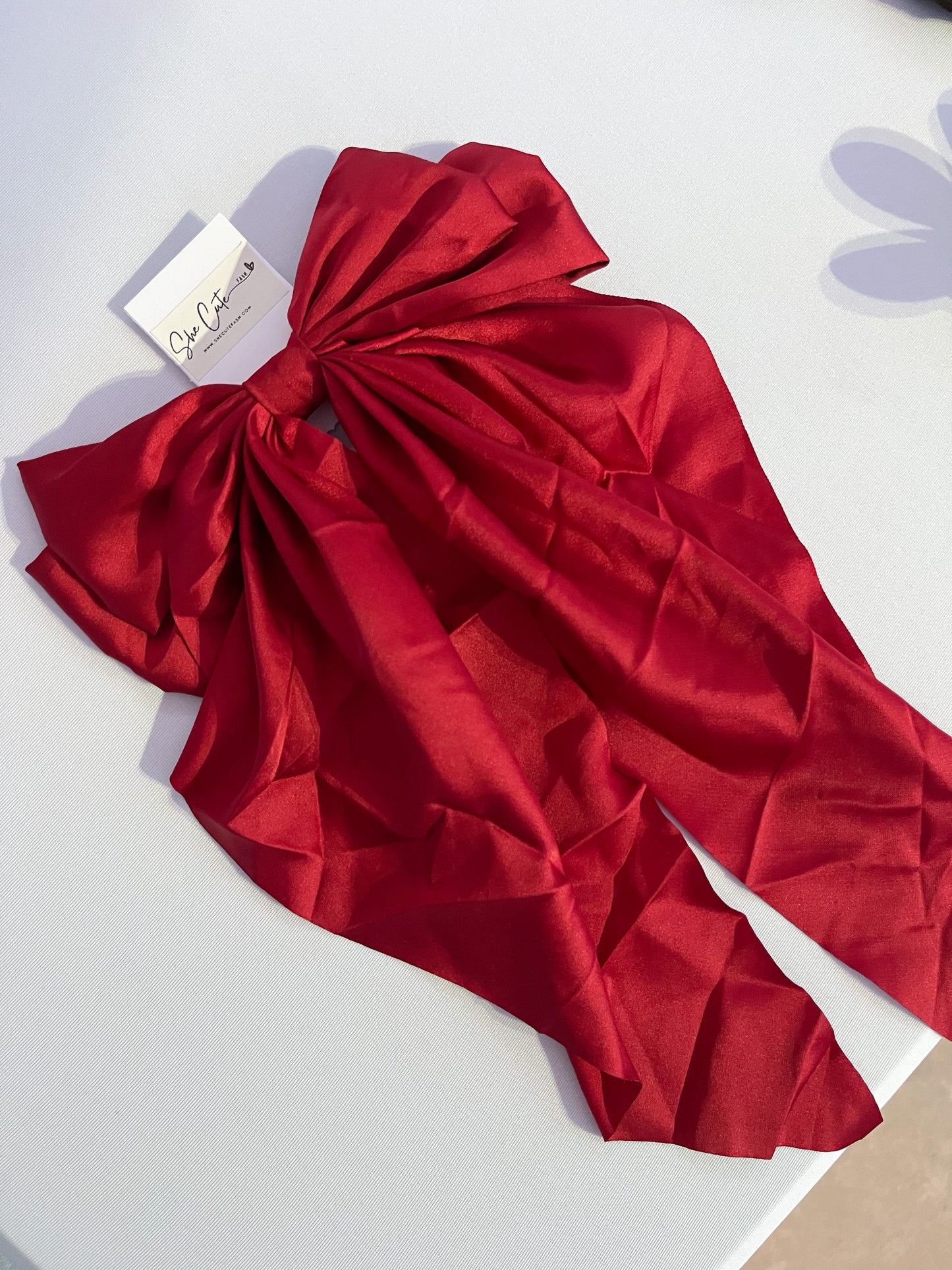 Oversized Satin Bows