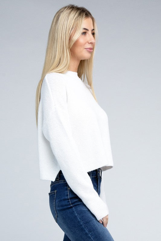 Neck Pullover Sweater