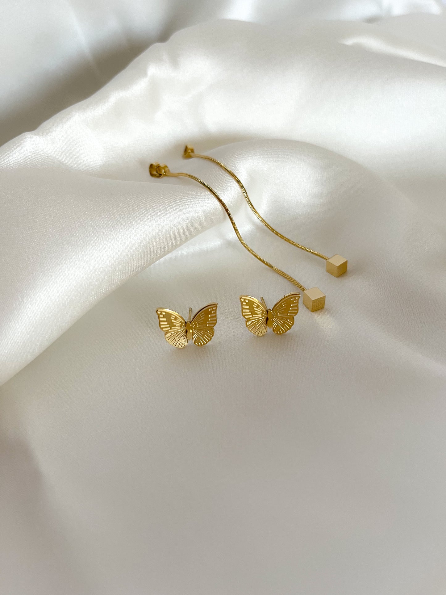 Butterfly Earring Set