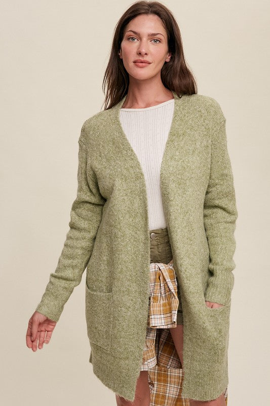 Long Knit Cardigan