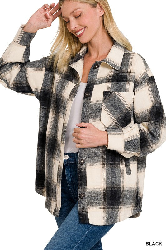 Oversized Plaid Shacket