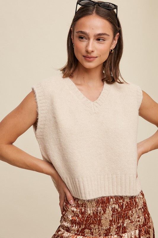 Soft Touch Cropped Vest