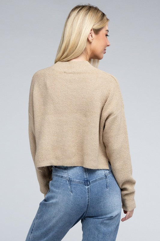 Neck Pullover Sweater