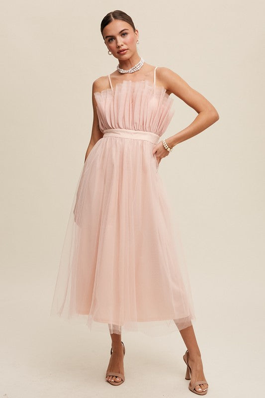 Frill Tulle Dress