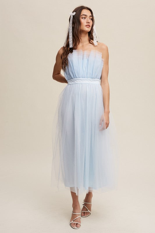 Frill Tulle Dress