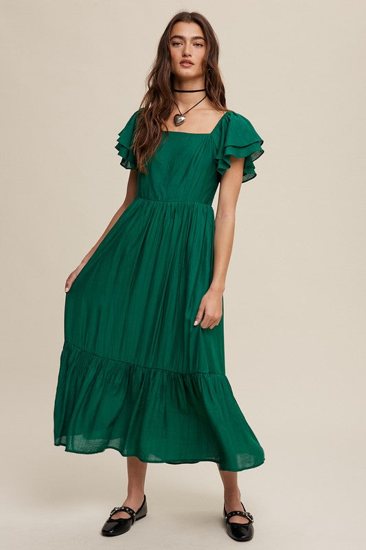 Ruffled Maxi Dress