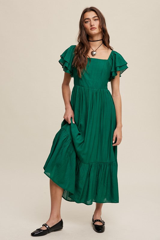 Ruffled Maxi Dress