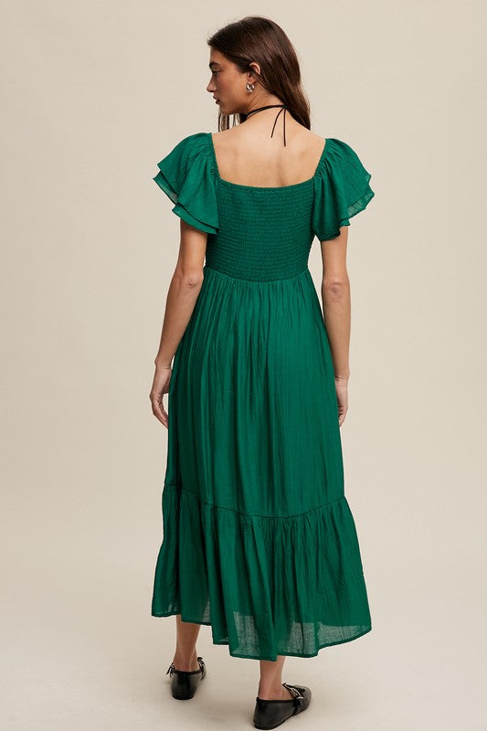 Ruffled Maxi Dress