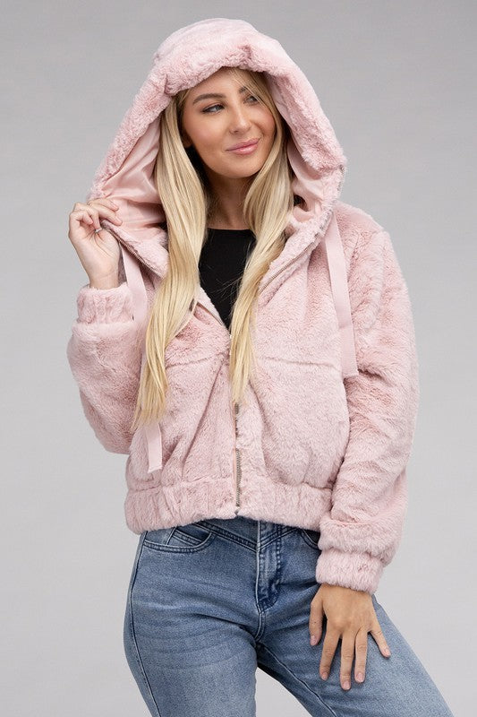 Fluffy Teddy Hoodie