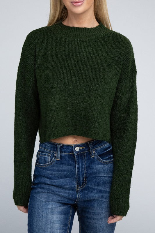 Neck Pullover Sweater