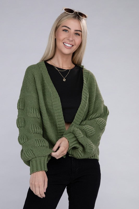 Open Front Cardigan