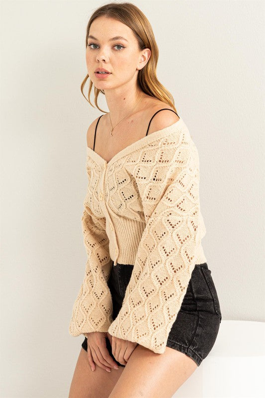 Days Together Pointelle Cardigan