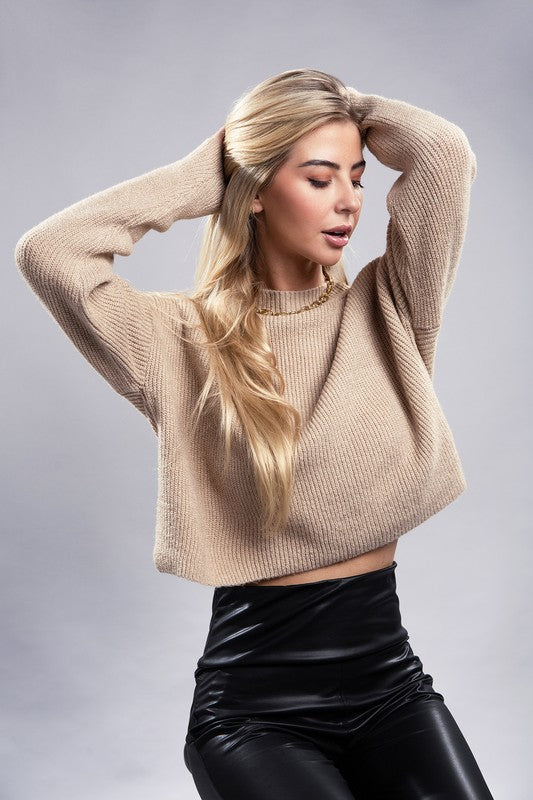 Neck Pullover Sweater