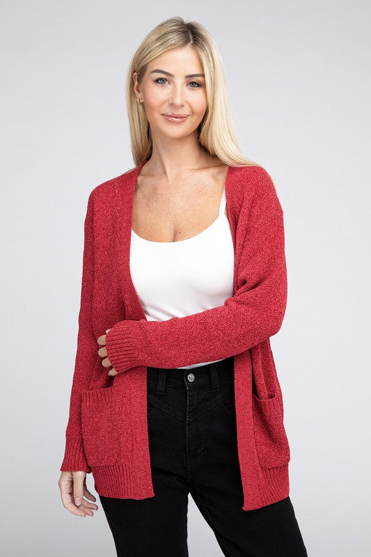 Melange Sweater Cardigan