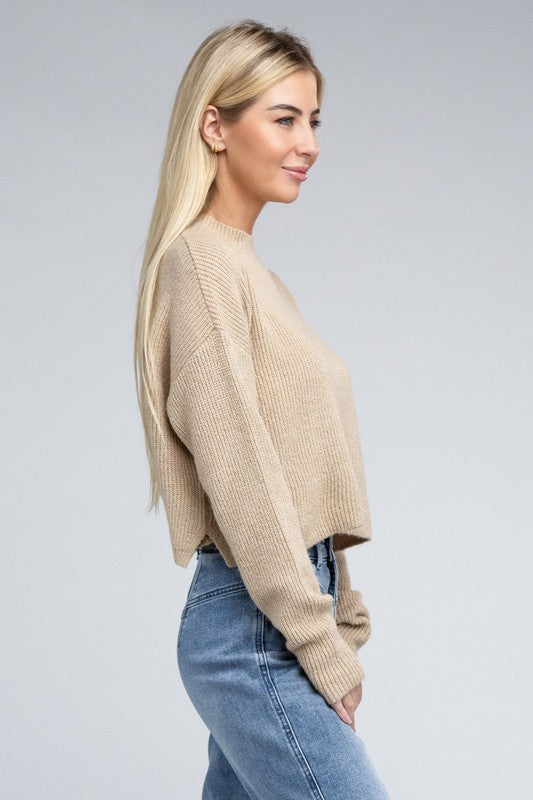 Neck Pullover Sweater