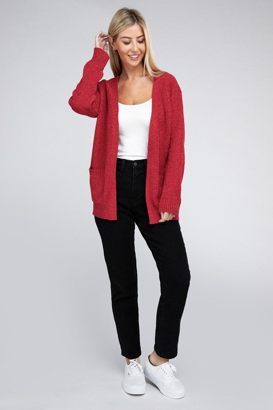 Melange Sweater Cardigan