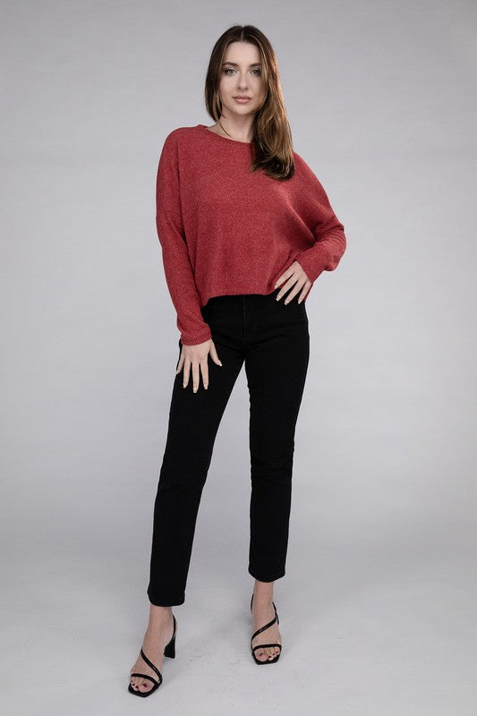 Ribbed Long Sleeve Sweater