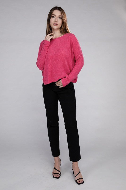 Ribbed Long Sleeve Sweater